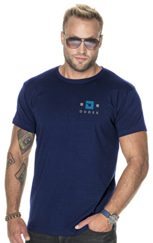 Dudek Logo Slim T-Shirt - Blue