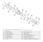 M097 - Genuine Walbro WB Series Membranes & Gaskets Carburettor Vittorazi