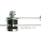 ACC164a - Fixing Kit Side for Carbon fibre extra cooling shroud
