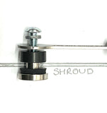ACC164a - Fixing Kit Side for Carbon fibre extra cooling shroud