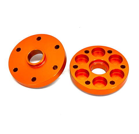 M120 - Aluminum spacer for propeller with extra cooling, orange