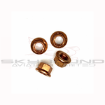 M019 - Vittorazi Copper lock nut high temperature 8 x 1,25 mm (Set of 4)
