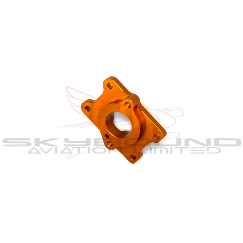 ME084 - Carburetor flange, orange (Internal pulse circuit)