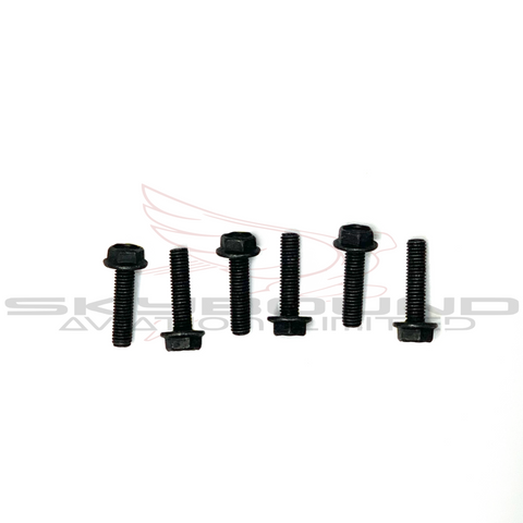 M032b - Bolt 5 x 20 mm, black (Set of 6)