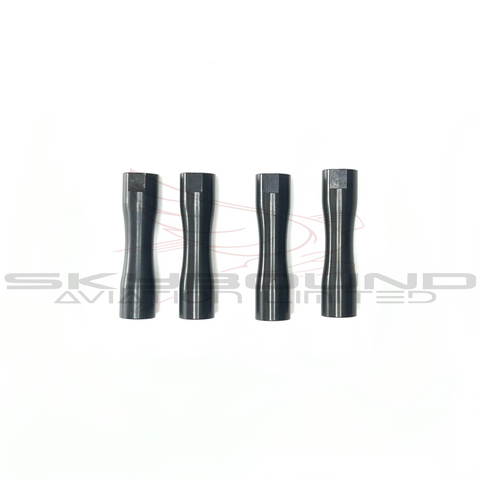 F058 - Aluminium spacer 20 mm, black (Set of 4)
