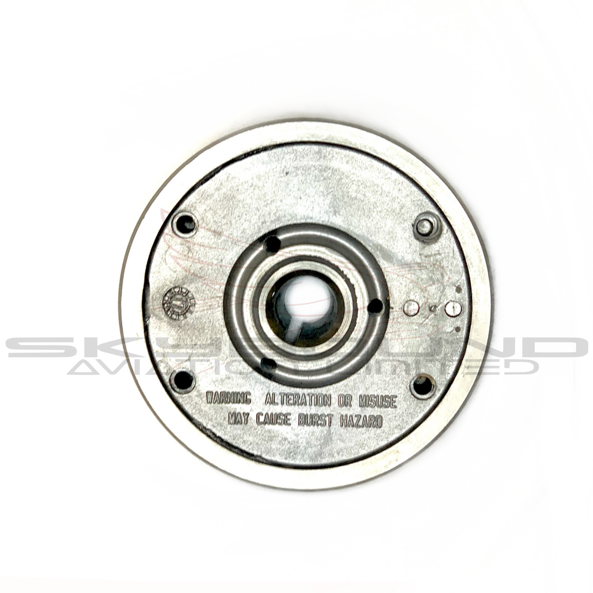 M034n - Flywheel (Selettra) without aluminum toothed pulley incorporat ...