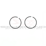 F012 - Piston ring GS10 chromed (Set of 2)