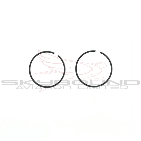F012 - Piston ring GS10 chromed (Set of 2)