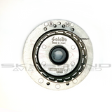 M034s - Flywheel (Selettra) with aluminum toothed pulley incorporated