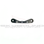 AT186 - Exhaust support plate in Ergal, black